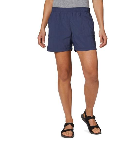 Columbia Sandy River Shorts Blue For Women's NZ49736 New Zealand